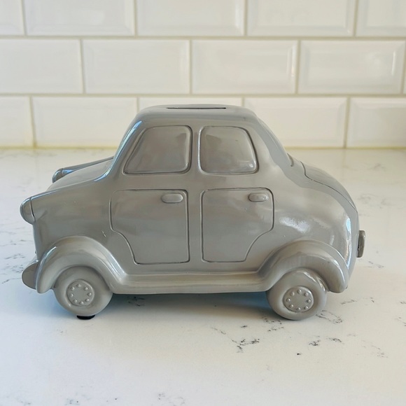Pottery Bark Kids Gray Car Coin Bank - Picture 9 of 16